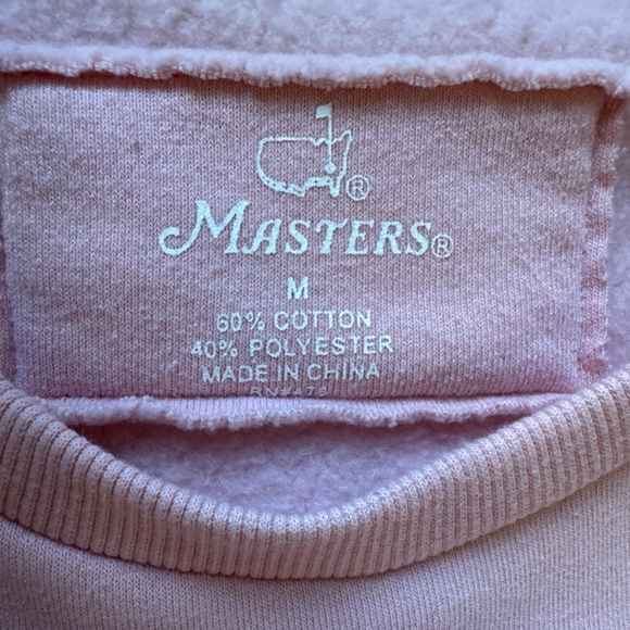 Masters Augusta Golf Sweatshirt Pink Medium - Picture 3 of 5
